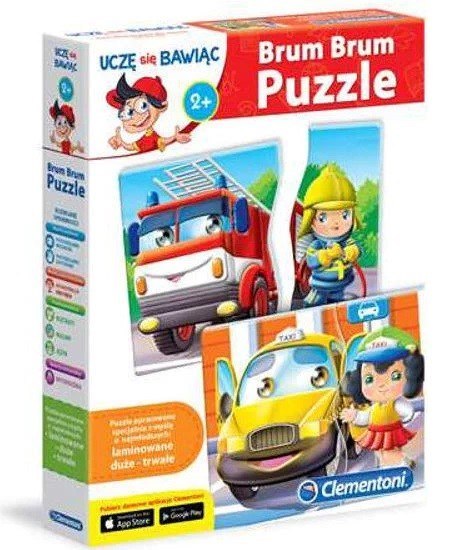 EDUCATIONAL PUZZLE VEHICLES AND COMPETITIONS PUD CLEMENTONI 50765 CLM CLEMENTONI